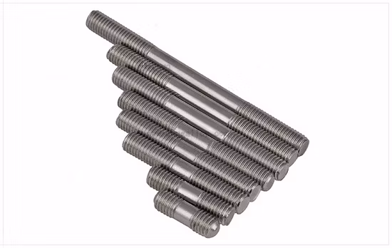 Stainless Steel and Titanium DIN939 Double End Studs Bolts